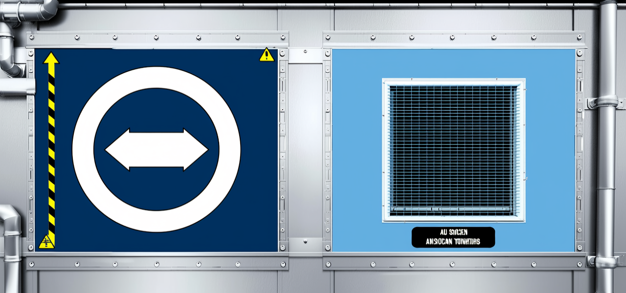 排烟口与送风口标识图